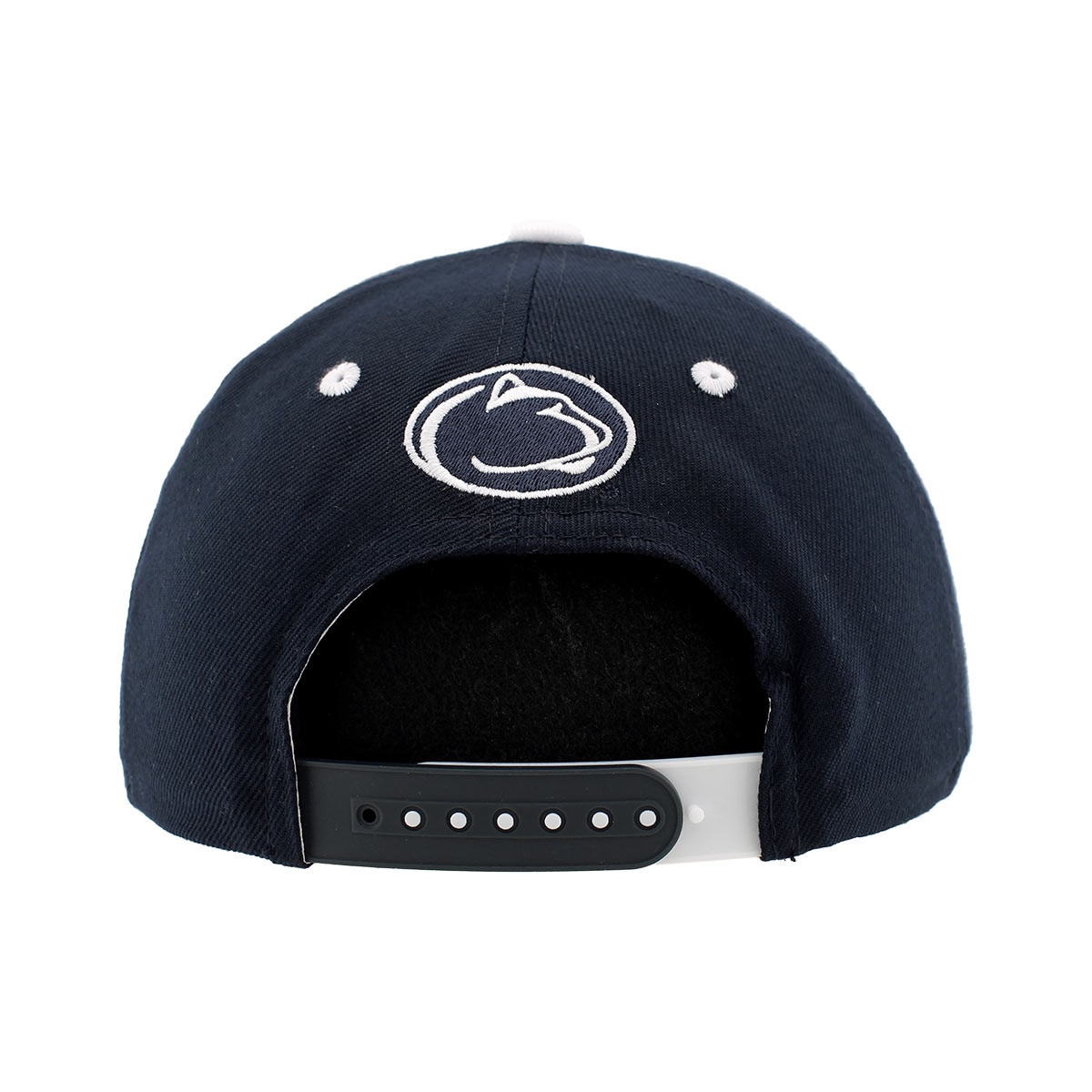 back of navy competitor Kanji Penn State hat